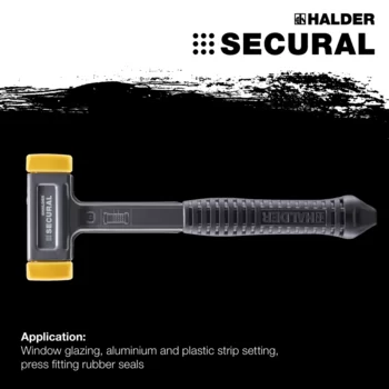                                             SE­CU­RAL plus soft-face mal­let break-proof head and handle made from one piece of steel, rectangularand inserts, with special handle end
 IM0015361 Foto ArtGrp Zusatz en
