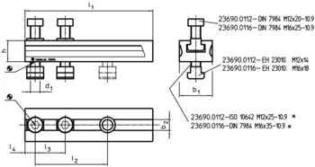                                             Výškové adaptéry pro kompaktní upínač
 IM0001832 Zeichnung
