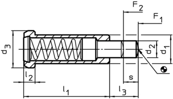                                             スプリングプランジャー 平滑タイプ
 IM0003502 Zeichnung
