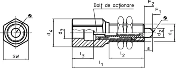                                             Ele­mente de de­te­cţie cu adaptor pentru senzor
 IM0001065 Zeichnung ro
