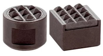 Grippers Round/Square with hard metal insert, ribbed