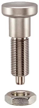 Index Plungers without hexagon collar, stainless steel