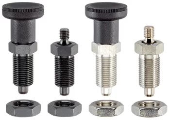 Index Plungers with hexagon collar
