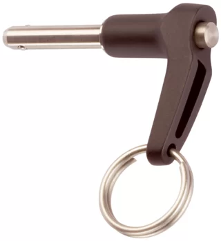 Ball Lock Pins with L-handle single acting - comply with NAS / MS17986