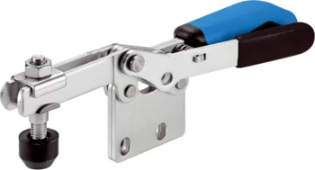 Horizontal Toggle Clamps with vertical base and safety lock