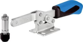 Horizontal Toggle Clamps with horizontal base and solid support arm