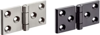 Hinges stainless steel, elongated on both sides