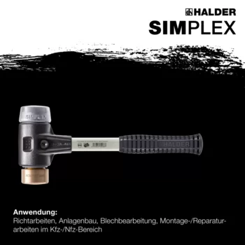                                             SIM­PLEX-Schon­häm­mer Kupfer / Weichmetall; mit verstärktem Tempergussgehäuse und Fiberglasstiel
 IM0014843 Foto ArtGrp Zusatz de
