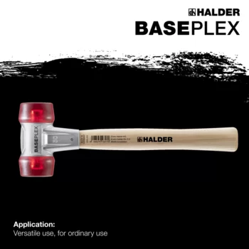                                             BASEPLEX-kladiva s měkkou vložkou Acetát celulózy / acetát celulózy s tělem ze zinkového tlakového odlitku a dřevěnou násadou
 IM0015094 Foto ArtGrp Zusatz en
