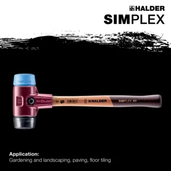                                             SIMPLEX-kladiva s měkkou vložkou TPE-jemná / gumový kompozit; s tělem z temperované litiny a vysoce kvalitní dřevěnou násadou
 IM0015137 Foto ArtGrp Zusatz en
