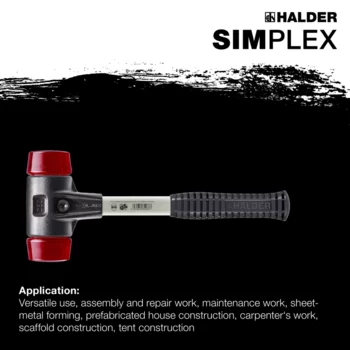                                             SIMPLEX soft-face mallets Plastic; with reinforced cast iron housing and fibre-glass handle
 IM0015161 Foto ArtGrp Zusatz en
