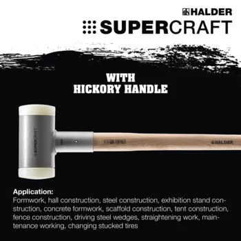                                             SUPERCRAFT sledge hammers with vibration-reducing, ergonomic and varnished Hickory handle
 IM0015204 Foto ArtGrp Zusatz en
