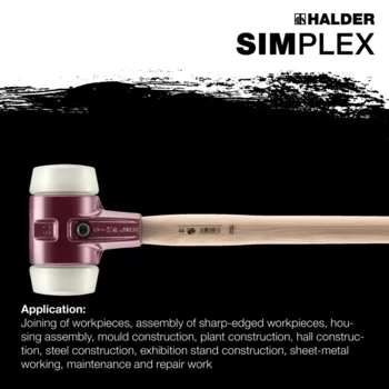                                             SIMPLEX-släggor Nylon; med gjutjärnshölje och hickoryhandtag
 IM0015273 Foto ArtGrp Zusatz en

