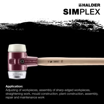                                             SIMPLEX-släggor Nylon / mjukmetall; med gjutjärnshölje och hickoryhandtag
 IM0015281 Foto ArtGrp Zusatz en
