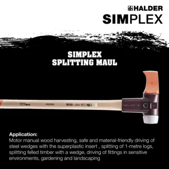                                             SIMPLEX 槌斧  與鑄鋼外殼和山核桃柄 
 IM0015305 Foto ArtGrp Zusatz en

