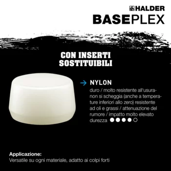                                            Maz­zuo­le BA­SE­PLEX Nylon / Nylon con sede in pressofusione di zinco e manico in legno 
 IM0015757 Foto ArtGrp Zusatz it
