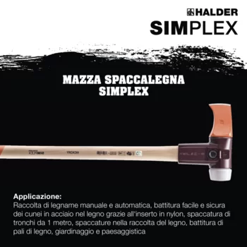                                             Mazza spac­ca­le­gna SIM­PLEX con sede in ghisa temperata e manico in hickory
 IM0015906 Foto ArtGrp Zusatz it
