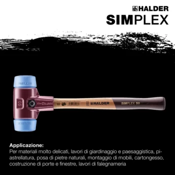                                             Maz­zuo­le SIM­PLEX TPE-morbido; con sede in ghisa temperata e manico in legno di alta qualità
 IM0016279 Foto ArtGrp Zusatz it

