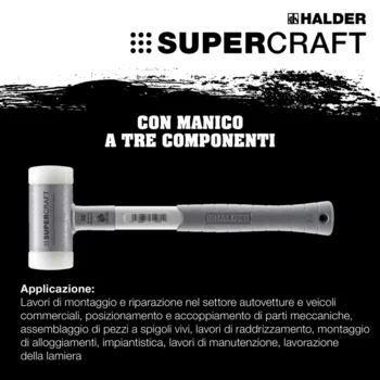                                             Maz­zuo­le SU­PER­CRAFT con impugnatura ergonomica, a tre componenti, antiscivolo e antisfondamento
 IM0016623 Foto ArtGrp Zusatz it
