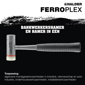                                             FER­ROPLEX-Combi hamer Bankhamer en kunststof hamer in één
 IM0015801 Foto ArtGrp Zusatz nl
