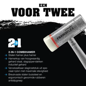                                             FER­ROPLEX-Combi hamer Bankhamer en kunststof hamer in één
 IM0015804 Foto ArtGrp Zusatz nl
