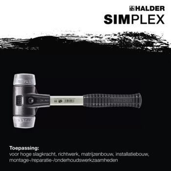                                             SIM­PLEX-Hamer Aluminiuml; met versterkte gietijzeren behuizing en een fiberglas steel 
 IM0016365 Foto ArtGrp Zusatz nl

