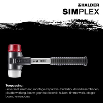                                             SIM­PLEX-Hamer Plastic / superplastic; met versterkte gietijzeren behuizing en een fiberglas steel 
 IM0016443 Foto ArtGrp Zusatz nl
