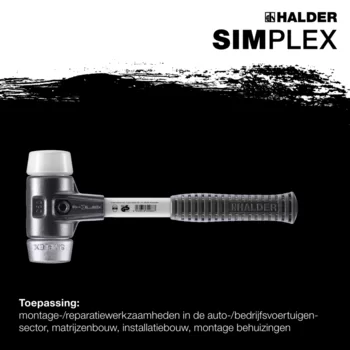                                             SIM­PLEX-Hamer Superplastic / aluminium; met versterkte gietijzeren behuizing en een fiberglas steel 
 IM0016455 Foto ArtGrp Zusatz nl
