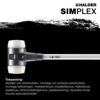                                             SIM­PLEX voor­ha­mers Superplastic / nylon; met versterkte gietijzeren behuizing en een fiberglas steel 
 IM0016544 Foto ArtGrp Zusatz nl
