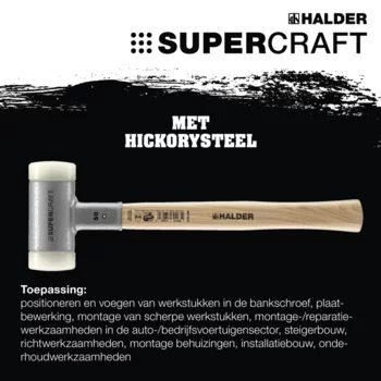                                             Pro­mo­tie Box "Dream­team Main­tenan­ce" SUPERCRAFT hamer met hickory steel en BASEPLEX hamer met cellulose acetaat / nylon
 IM0016594 Foto ArtGrp Zusatz nl
