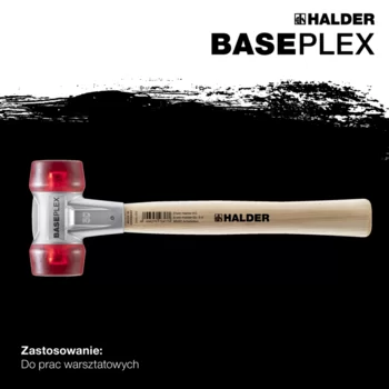                                             BA­SE­PLEX młot­ki z mięk­ki­mi koń­ców­ka­mi Octan celulozy; z obudową z cynkowego odlewu i drewnianym uchwytem
 IM0016630 Foto ArtGrp Zusatz pl

