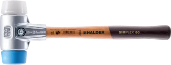                                             SIMPLEX soft-face mallets TPE-soft / superplastic; with aluminium housing and high-quality wooden handle
 IM0008956 Foto ArtGrp
