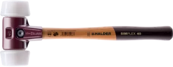                                             SIMPLEX soft-face mallets, 50:40 Superplastic; with cast iron housing and high-quality wooden handle
 IM0012616 Foto ArtGrp
