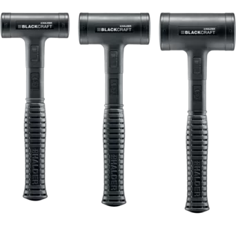                                             BLACKCRAFT soft-face mallet with break-proof steel tube handle, PUR covered and ergonomic, anti-slip grip
 IM0014154 Foto ArtGrp
