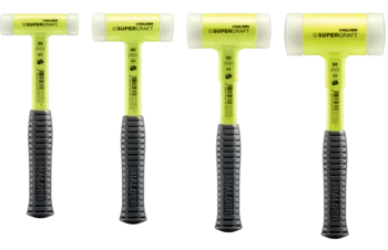                                             SUPERCRAFT soft-face mallets with break-proof steel tube handle, yellow fluorescent coated and ergonomic, anti-slip grip
 IM0014157 Foto ArtGrp
