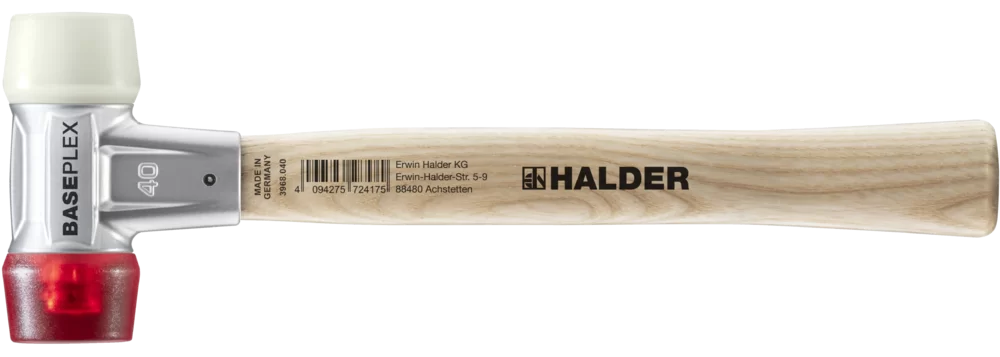 Rubber Mallet with Wood Handle, 8OZ, Black, Light weight and High Qual