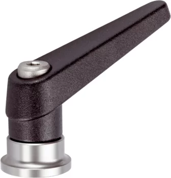                                             Adjustable Clamping Levers with axial bearing from stainless steel, with female thread
 IM0003887 Foto
