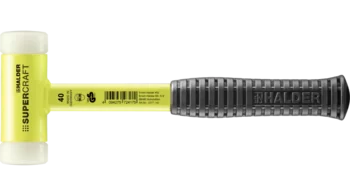                                             SUPERCRAFT-Schonhammer mit bruchsicherem Stahlrohrstiel, gelb-fluoreszierend beschichtet und ergonomisch geformtem, rutschsicherem Griff
 IM0013933 Foto
