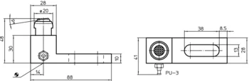                                             定位感應器 自行校準，氣動的
 IM0002553 Zeichnung
