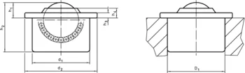                                             Rodamientos de Bolas con alojamiento de chapa de acero
 IM0002559 Zeichnung
