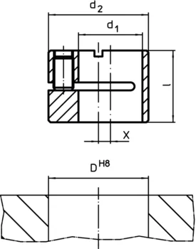                                             Excéntricas para posicionadores laterales, lisos - PULGADAS
 IM0003461 Zeichnung
