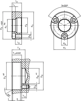                                             Casquillos de Posicionamiento para pasadores de sujeción y posición, para atornillar
 IM0005496 Zeichnung
