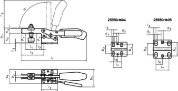                                             Andrückschraube (Ersatzteil für Kniehebelspanner) Andrück­schraube
 IM0009347 Zeichnung
