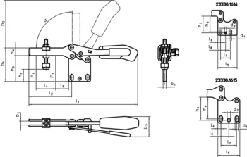                                             Andrückschraube (Ersatzteil für Kniehebelspanner) Andrück­schraube
 IM0009348 Zeichnung
