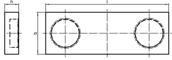                                             Soportes para Bloque de Sujeción magnético
 IM0009551 Zeichnung
