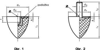                                             Gumové dorazy parabolické
 IM0000806 Zeichnung cz
