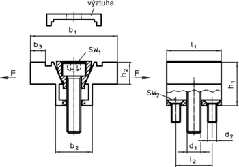                                             Klínové rozpěrné upínače dvojité s obrobitelnými čelistmi
 IM0001948 Zeichnung cz
