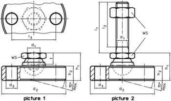                                             Mounting Pads with fastening holes
 IM0002717 Zeichnung en
