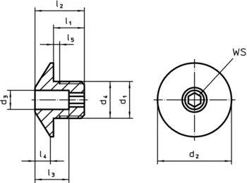                                             定位衬套 适用于分割螺栓和分割定位柱 
 IM0009696 Zeichnung en
