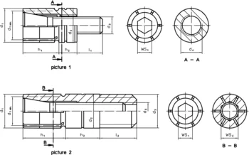                                             Centering Clamping Mandrels cylindrical
 IM0016336 Zeichnung en
